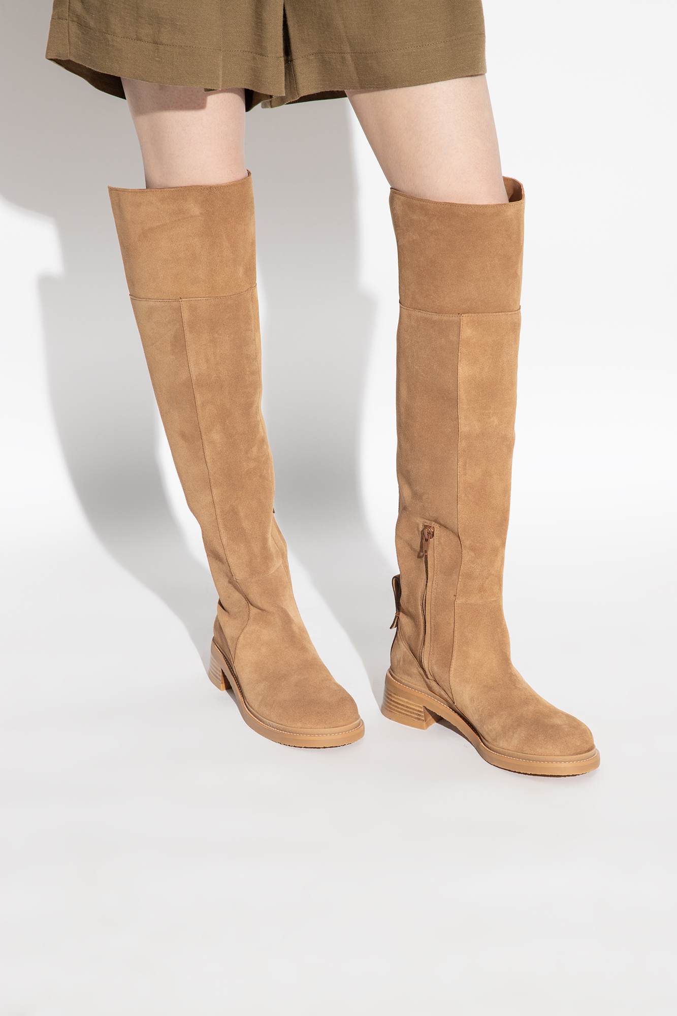 See by chloe deals suede bootie